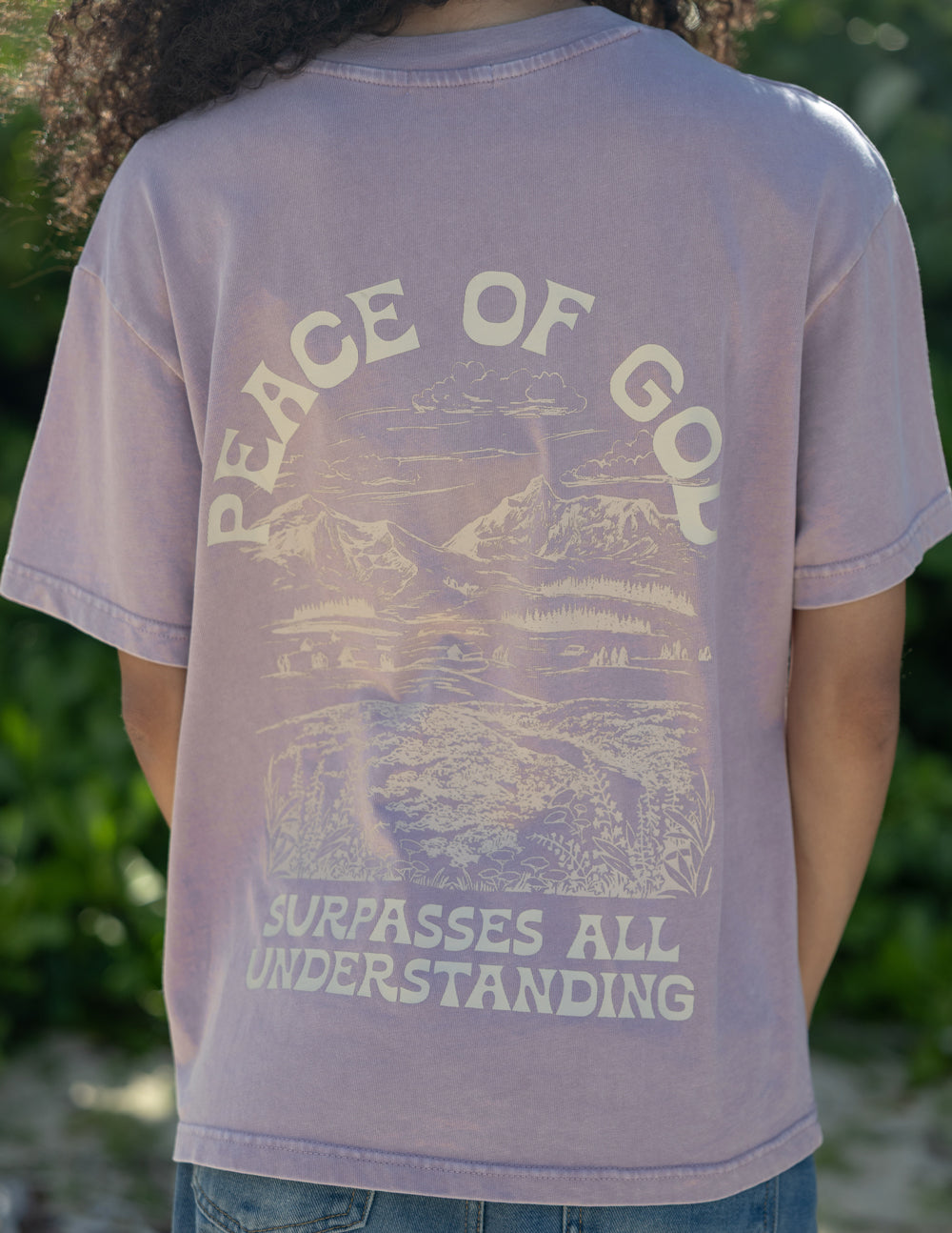 Peace of God Tee – Vintage Orchid