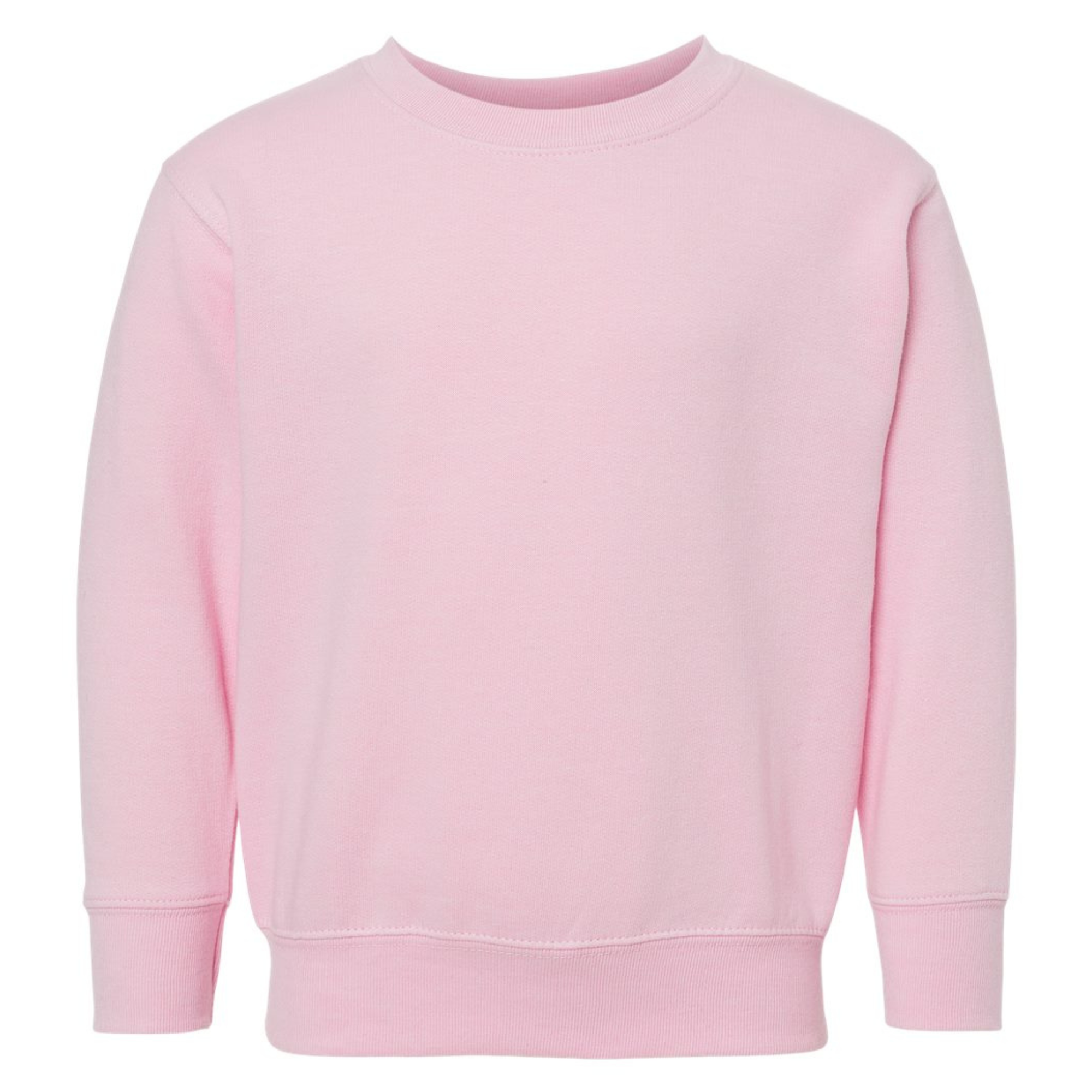 3317 Rabbit Skins® Custom Toddler Fleece Crewneck Sweatshirt | Soft Cotton-Blend Pullover