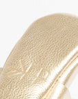 Platinum Knotted Bow Baby Shoe