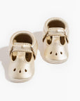 Platinum Mary Jane Baby Shoe