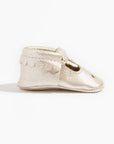 Platinum Mary Jane Baby Shoe