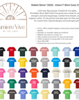3322 Rabbit Skins Infant T-Shirt – Custom Print Blank for Babies