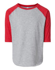 3330 Rabbit Skins Custom Toddler Baseball Fine Jersey Three Quarter Sleeve Tee | Custom Toddler Raglan T Shirt