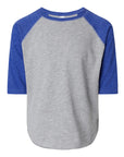 3330 Rabbit Skins Custom Toddler Baseball Fine Jersey Three Quarter Sleeve Tee | Custom Toddler Raglan T Shirt