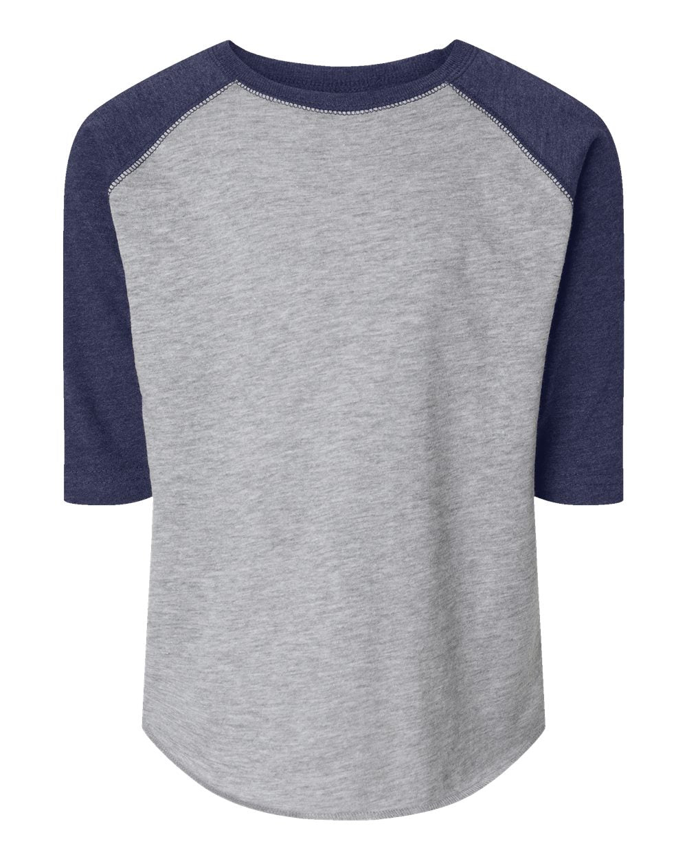 3330 Rabbit Skins Custom Toddler Baseball Fine Jersey Three Quarter Sleeve Tee | Custom Toddler Raglan T Shirt