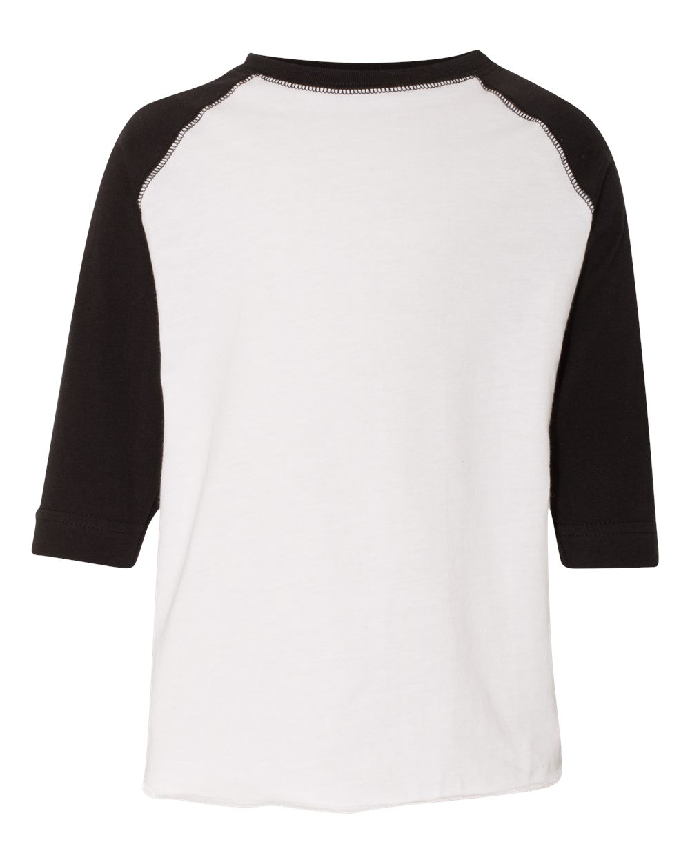 3330 Rabbit Skins Custom Toddler Baseball Fine Jersey Three Quarter Sleeve Tee | Custom Toddler Raglan T Shirt