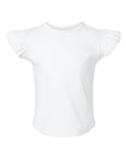 3339 Rabbit Skins Custom Toddler Flutter Sleeve Tee | Custom Toddler T Shirt