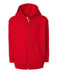 3346 Rabbit Skins Custom Toddler Full Zip Fleece Hoodie | Custom Toddler Zip Up Hoodie