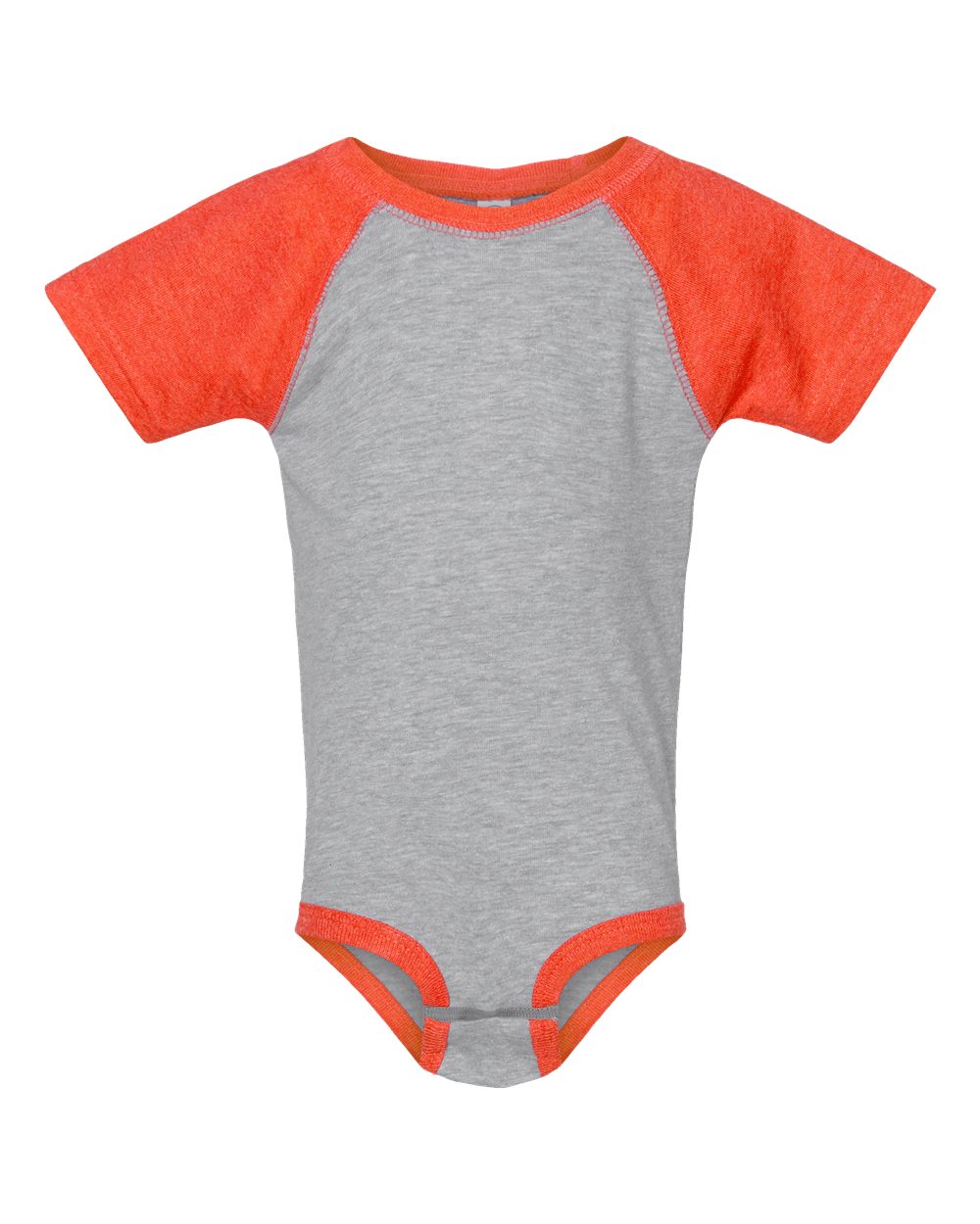 4430 Rabbit Skins Custom Infant Baseball Fine Jersey Bodysuit | Custom Infant Raglan Bodysuit