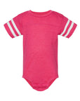 4437 Rabbit Skins Custom Infant Football Fine Jersey Bodysuit | Custom Infant Football Bodysuit