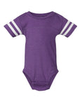 4437 Rabbit Skins Custom Infant Football Fine Jersey Bodysuit | Custom Infant Football Bodysuit