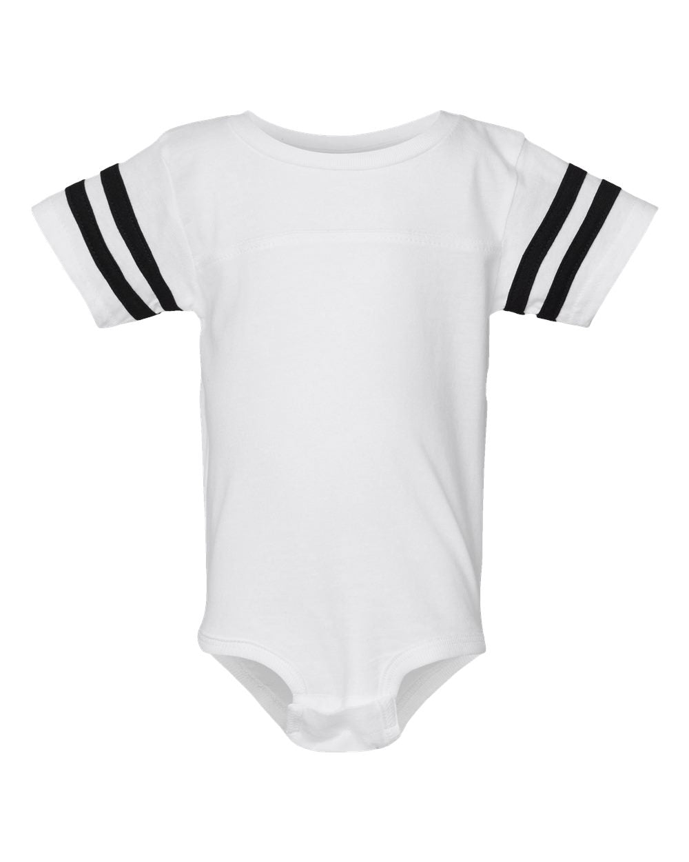 4437 Rabbit Skins Custom Infant Football Fine Jersey Bodysuit | Custom Infant Football Bodysuit