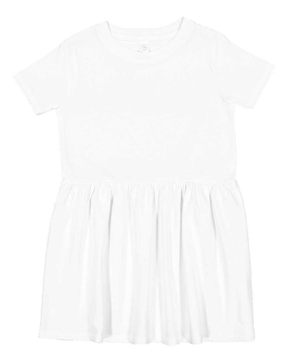 5333 Rabbit Skins Custom Toddler Fine Jersey Dress | Custom Toddler Dress