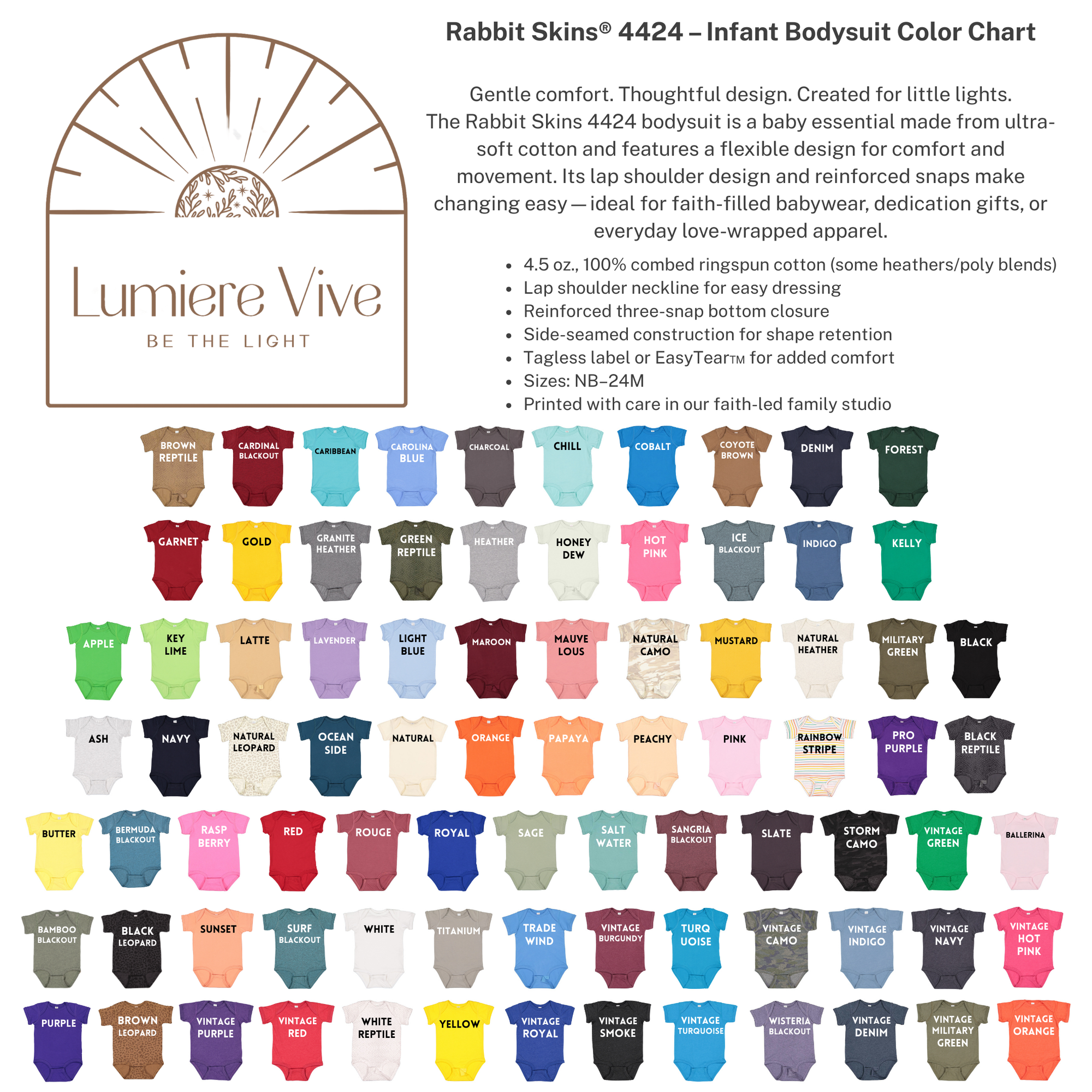 On Earth As It Is In Heaven – Infant Christian Bodysuit (Matthew 6:10)