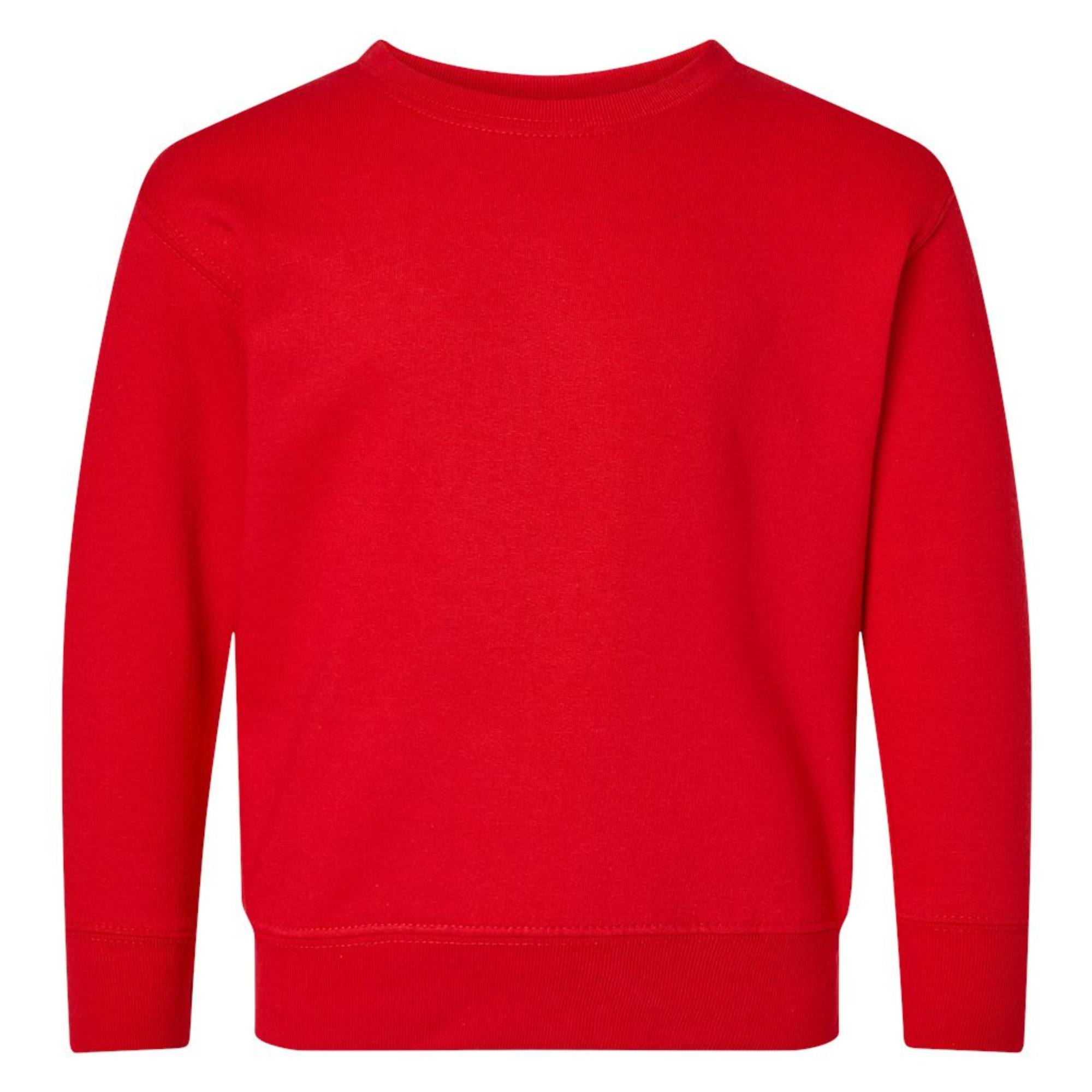 3317 Rabbit Skins® Custom Toddler Fleece Crewneck Sweatshirt | Soft Cotton-Blend Pullover