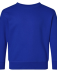 3317 Rabbit Skins® Custom Toddler Fleece Crewneck Sweatshirt | Soft Cotton-Blend Pullover