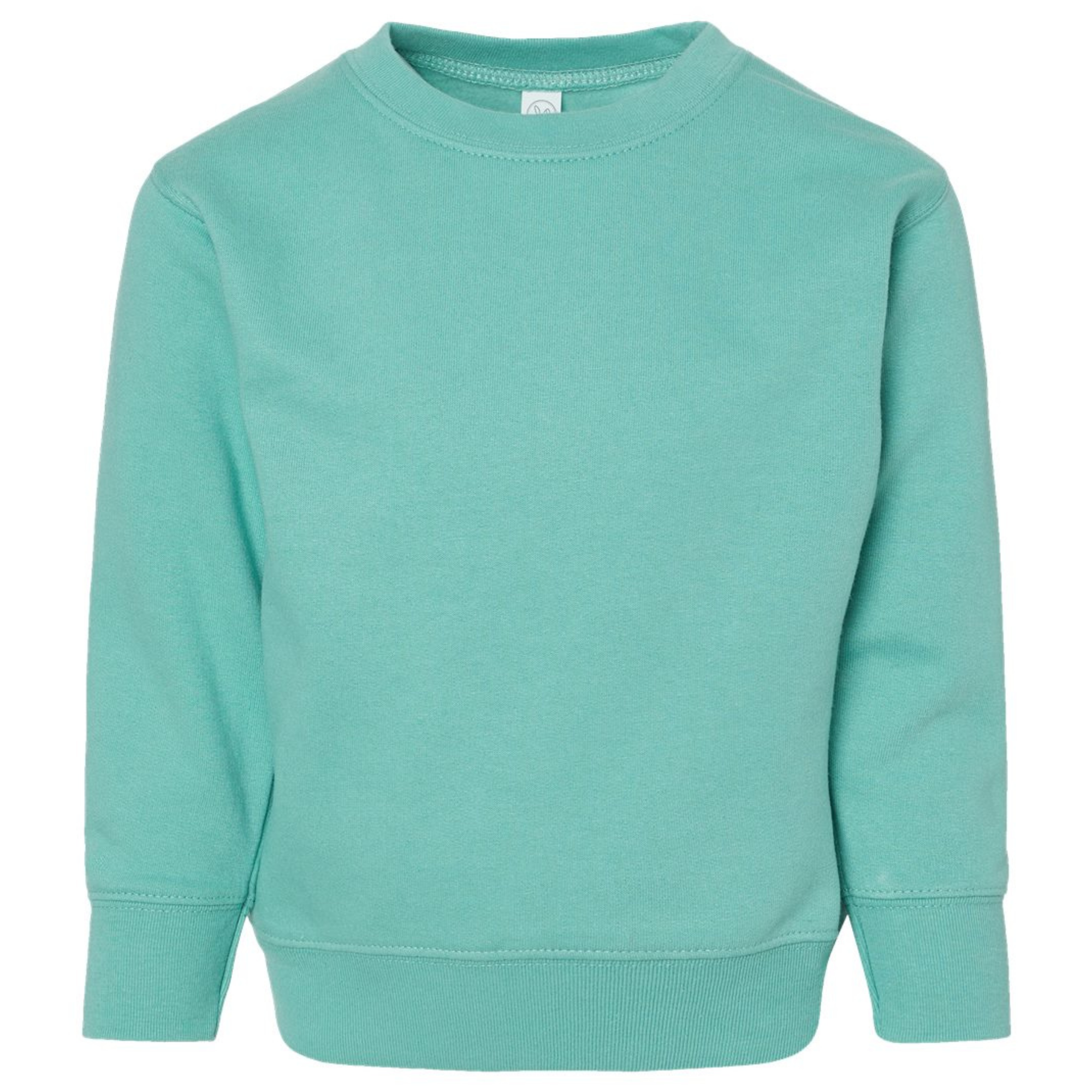 3317 Rabbit Skins® Custom Toddler Fleece Crewneck Sweatshirt | Soft Cotton-Blend Pullover