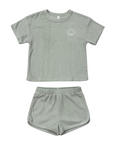 Short Sleeve Cotton Terry Set