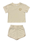 Short Sleeve Cotton Terry Set
