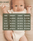 Little Sister Clay Organic Cotton Short Sleeve Baby Bodysuit