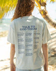 Talk to God Today Oversized T-Shirt