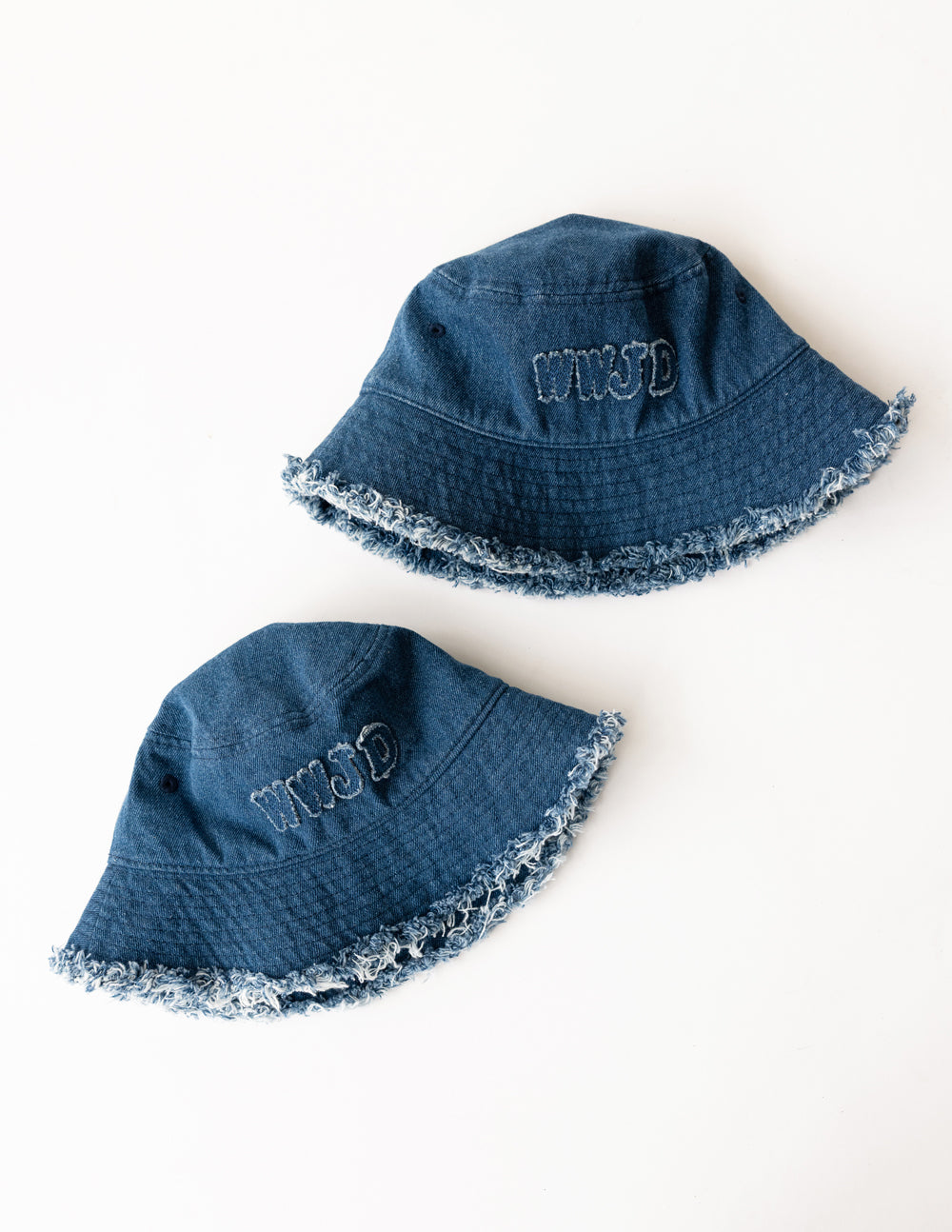 WWJD Denim Bucket Hat for Babies &amp; Kids