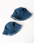 WWJD Denim Bucket Hat for Babies & Kids