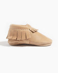Weathered Brown Moccasin Baby Shoe