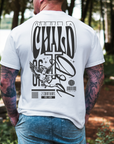 Child of God – Men’s Christian T-Shirt with Angel Design (2 Corinthians 6:18)