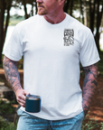 Child of God – Men’s Christian T-Shirt with Angel Design (2 Corinthians 6:18)