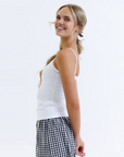 Wonder Cami Square Neck Cotton Stretch Layering Tank
