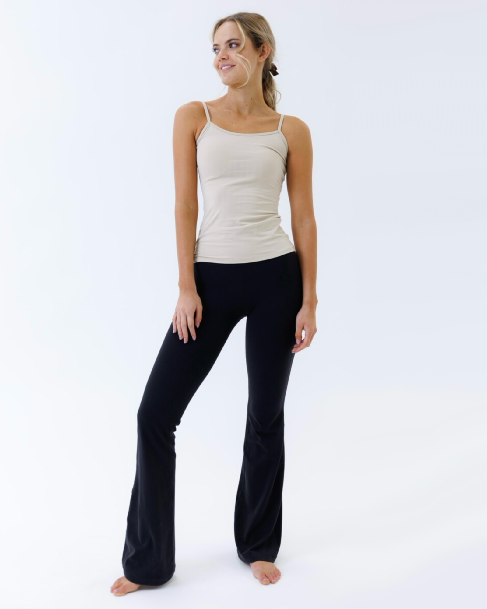 Wonder Cami Square Neck Cotton Stretch Layering Tank