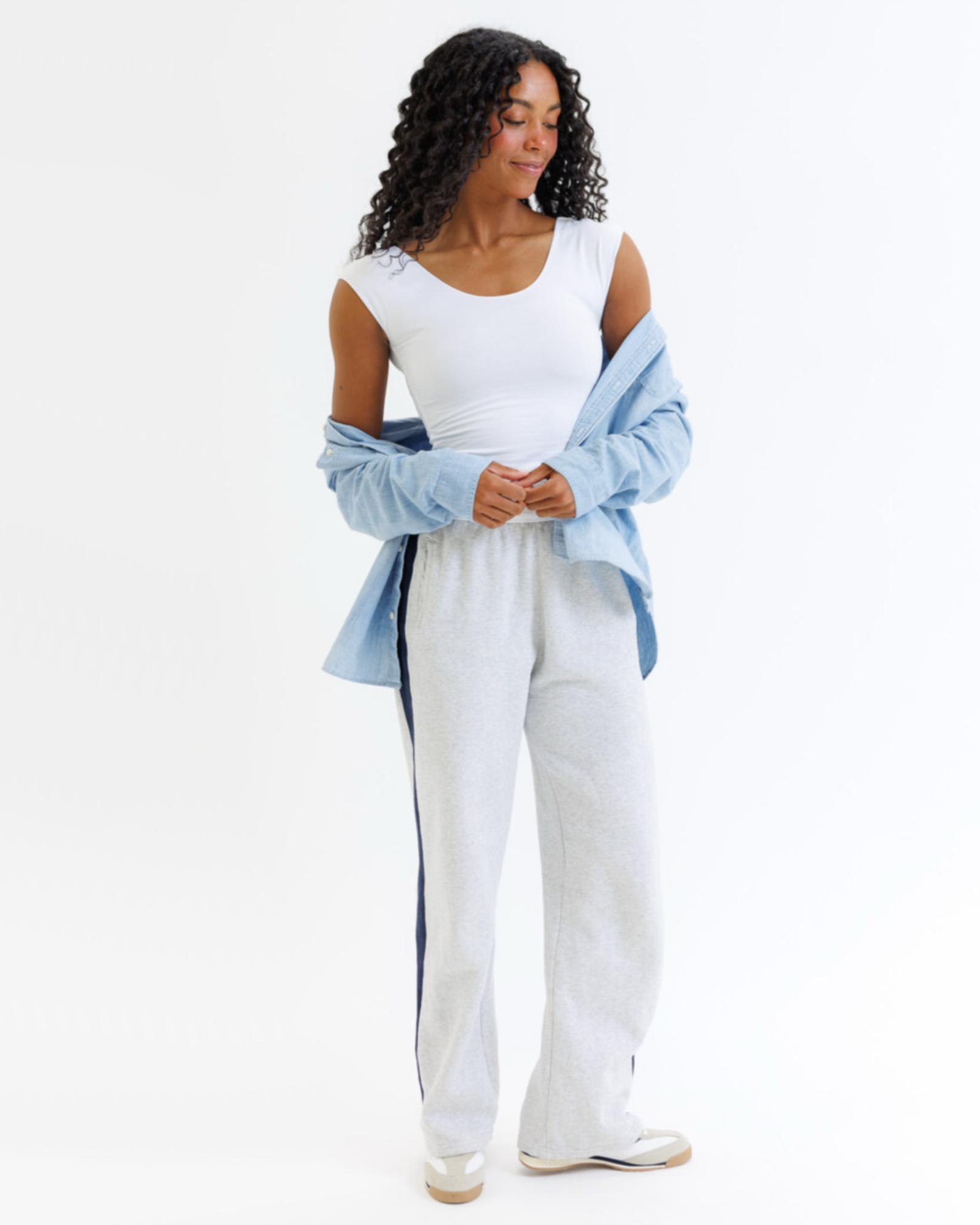 Wonder Tee Scoop Neck Fitted Cotton Tee