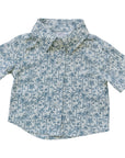 Palm Tree Linen Button Up Shirt