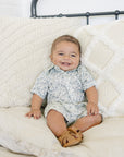 Palm Tree Linen Button Up Shirt
