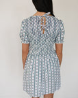 Adult Block Print Floral Dress
