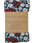 Americana Floral Ribbed Bamboo Stretch Swaddle