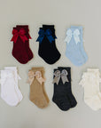 High Rise Bow Socks