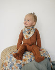 Paradise Palms Muslin Bib
