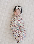 Desert Floral Luxe Fleece Swaddle
