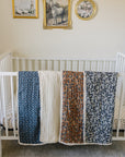 Venetian Floral + Autumn Bloom Lace Muslin Quilt