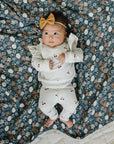 Cherry Ruffle French Terry Set