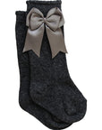 High Rise Bow Socks