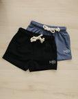 Navy Pocket Cotton Shorts