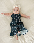 Bow Linen Dress