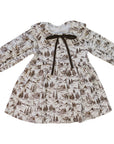 Brown Toile Dress