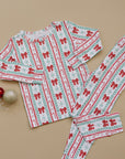 Bamboo Two Piece Set | Retro Candy Cane