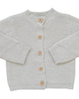 Oatmeal Knit Button Down Cardigan