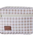 Tan Gingham Mini Fanny Pack