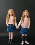 Dark Wash Denim Skirt
